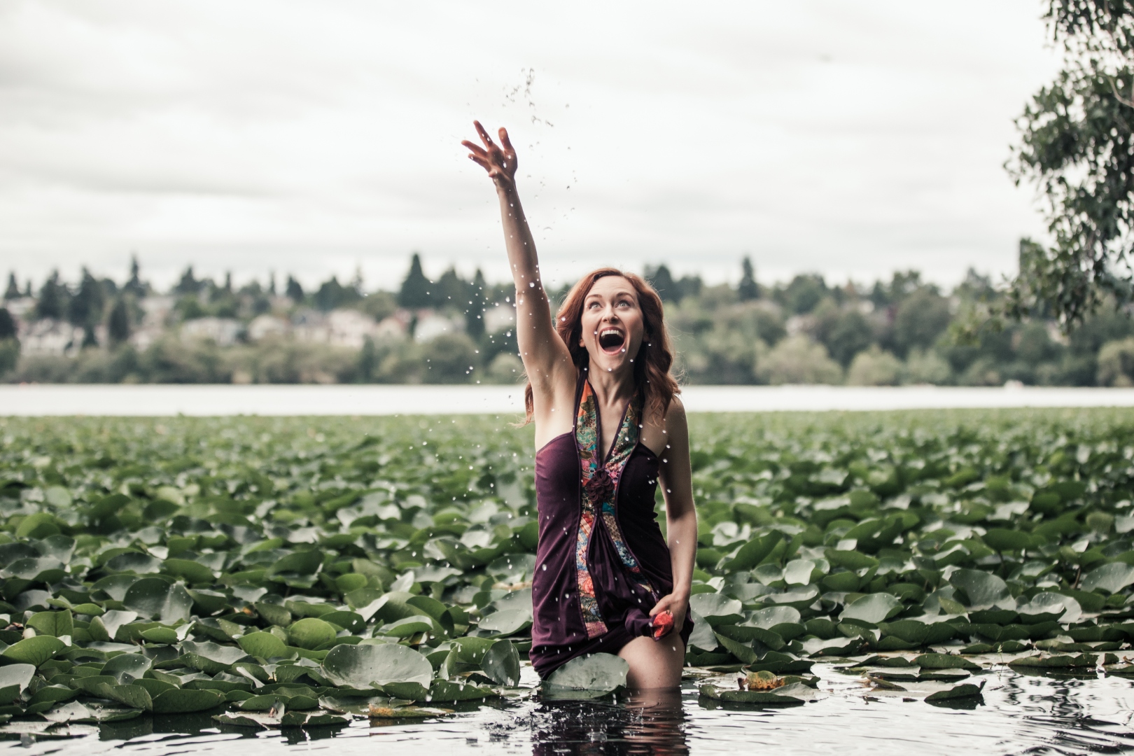 Amy — water toss