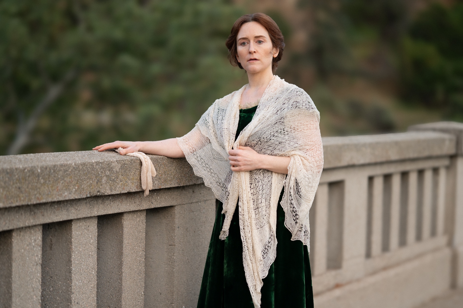 Belle on the bridge